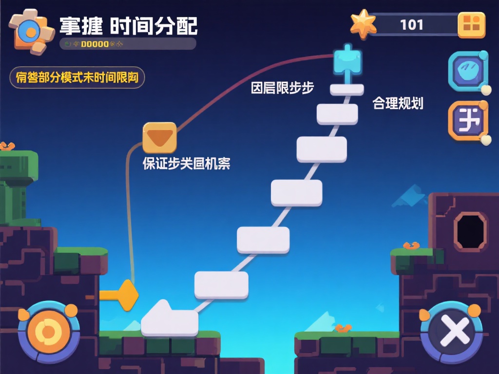 掌握时间分配：虽然部分模式没有时间限制，但对于有限