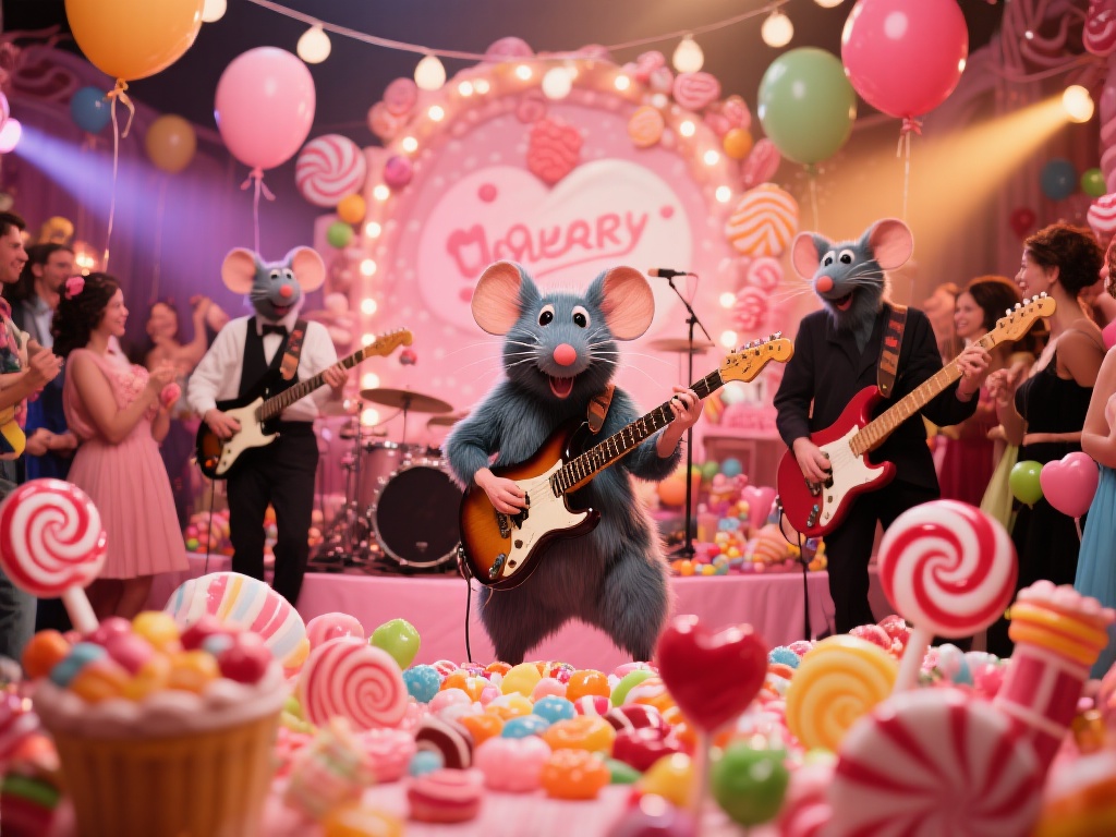 甜蜜与欢乐交织的派对总是能将人们的心点亮，而这次的