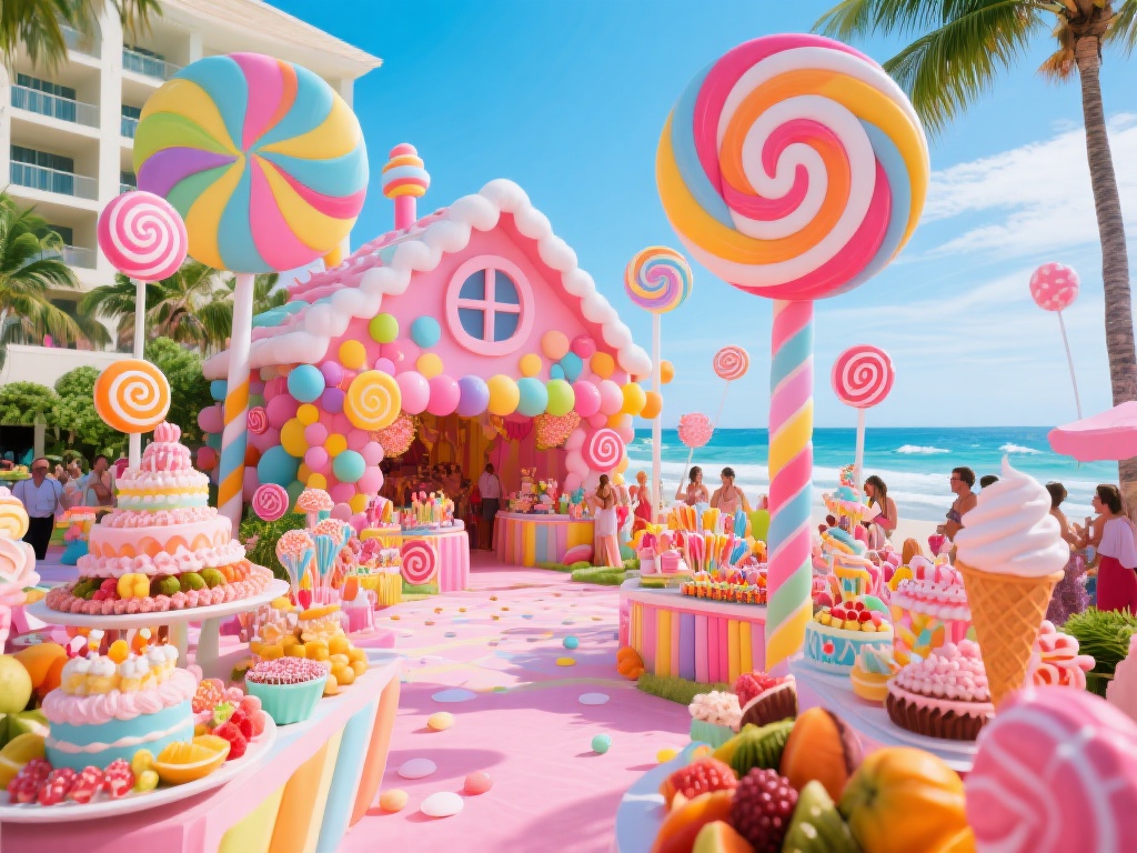 1.&nbsp;糖果派对：一场甜蜜的沉浸式狂欢
想象一下，