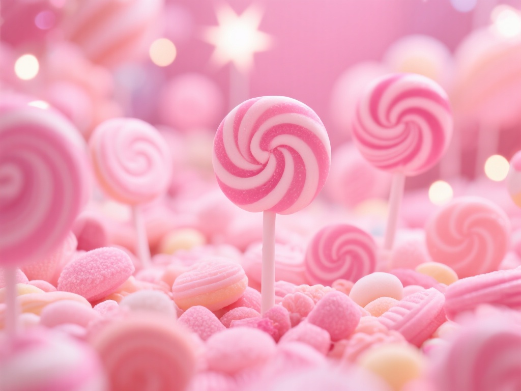 当粉色糖果映入眼帘，你是否能感受到一阵甜蜜的氛围扑