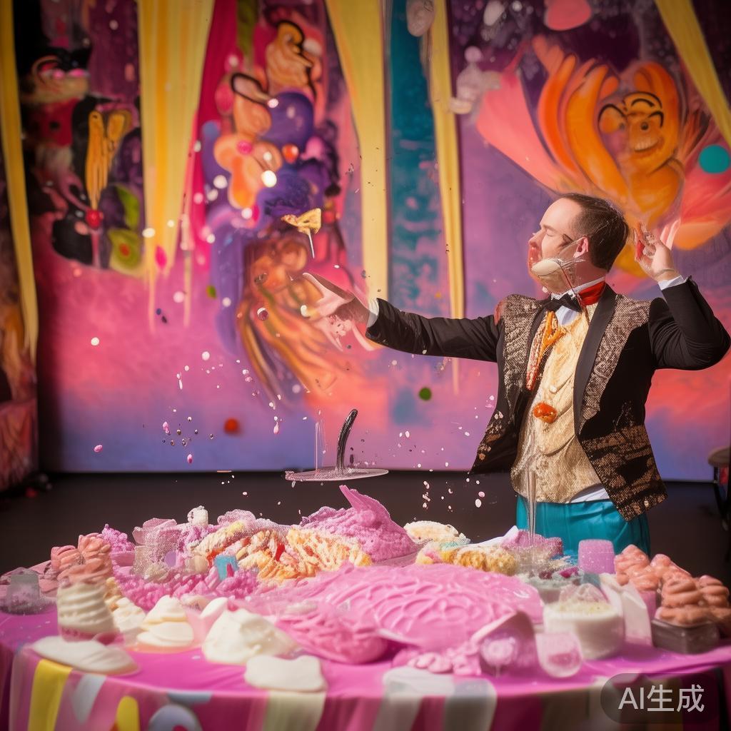 例如，一场由专业魔术师带来的糖果魔术秀，不仅能让观