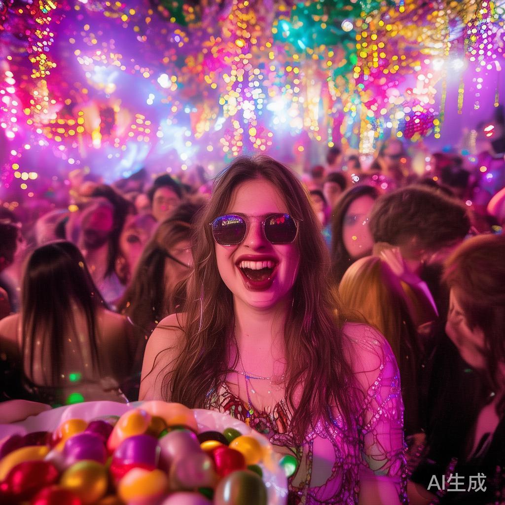 在充满活力的年度派对中，8848糖果派对盛典无疑成