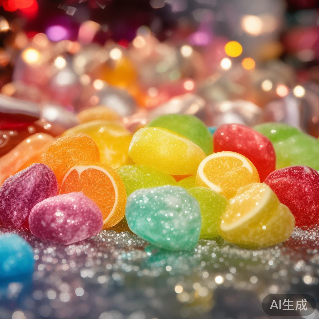 甜蜜缤纷的糖果派对系列精彩纷呈大揭秘:色彩缤纷的甜蜜狂欢盛宴 除了视觉上的享受,糖果派对系列还强调丰富多样的口味