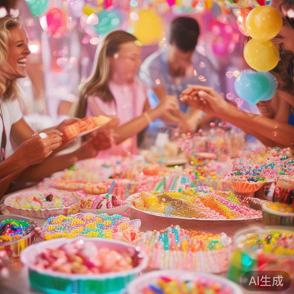 在这个快节奏的生活中，童趣满满的糖果派对成为许多家