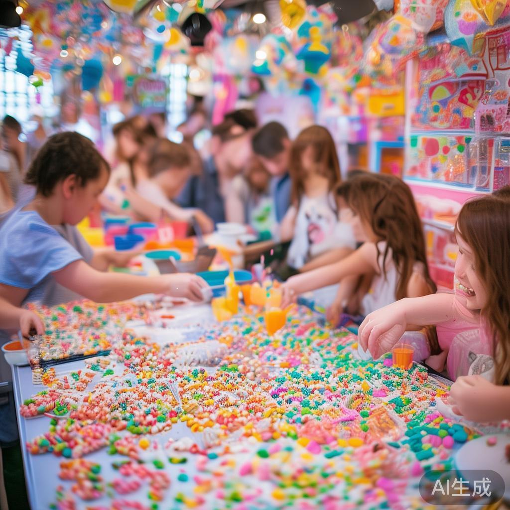 甜蜜庆祝:2024年520糖果派对精彩活动全攻略与精彩瞬间分享 1. 糖果DIY体验
设立DIY区供宾客亲手制作