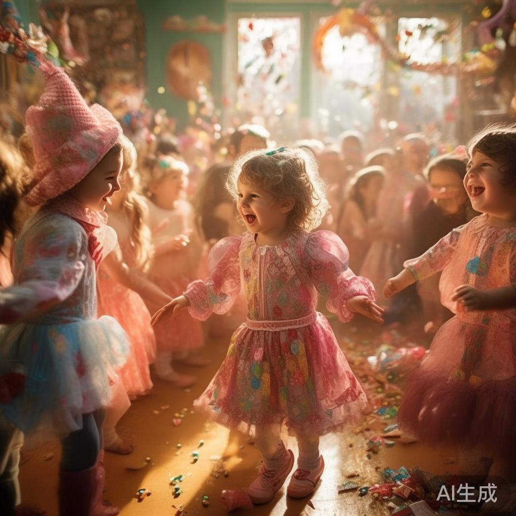 糖果派对怀旧旋律,唤醒童年甜美回忆的美好时光 儿童时期的甜蜜时光,常常与丰富多彩的糖果和欢快的派