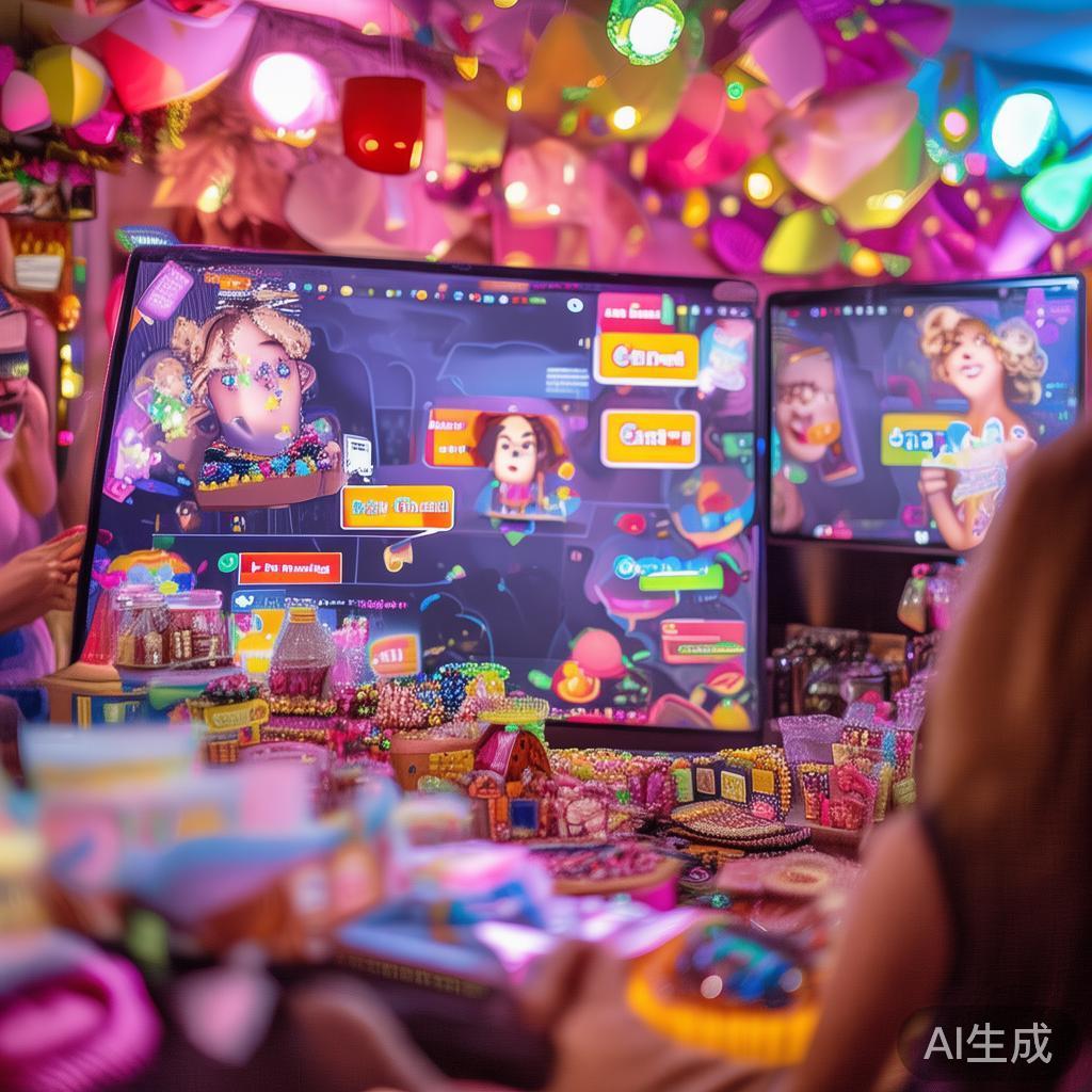 直播糖果派对最吸引人的部分在于其互动性强的特色。观