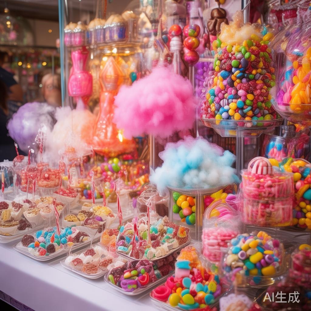 梦幻圣洁糖果派对盛典:开启甜蜜童话世界的奇幻盛宴 在这样一个浪漫的场景里,美味当然是不可或缺的。设立